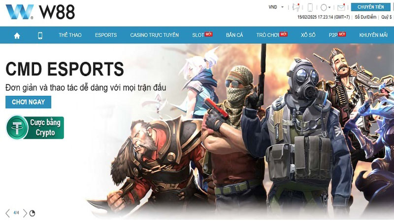 CMD Esports W88